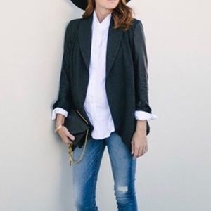 Theory Amada Rave lamb sleeve blazer size 8
